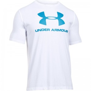 Under Armour tričko CC Sportstyle Logo -White